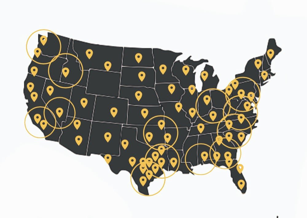 New Locations from Coast to Coast