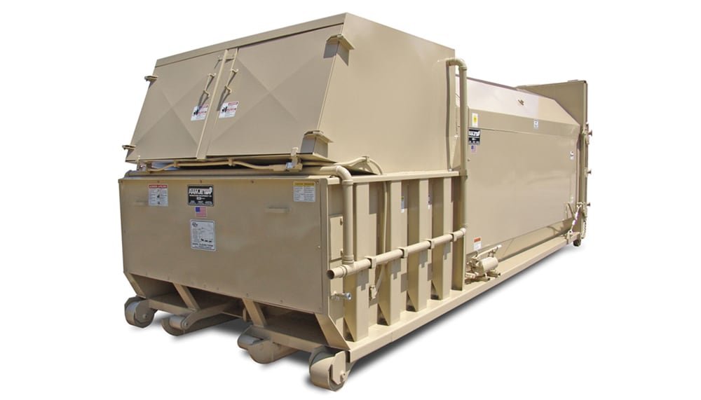 industrial trash compactor