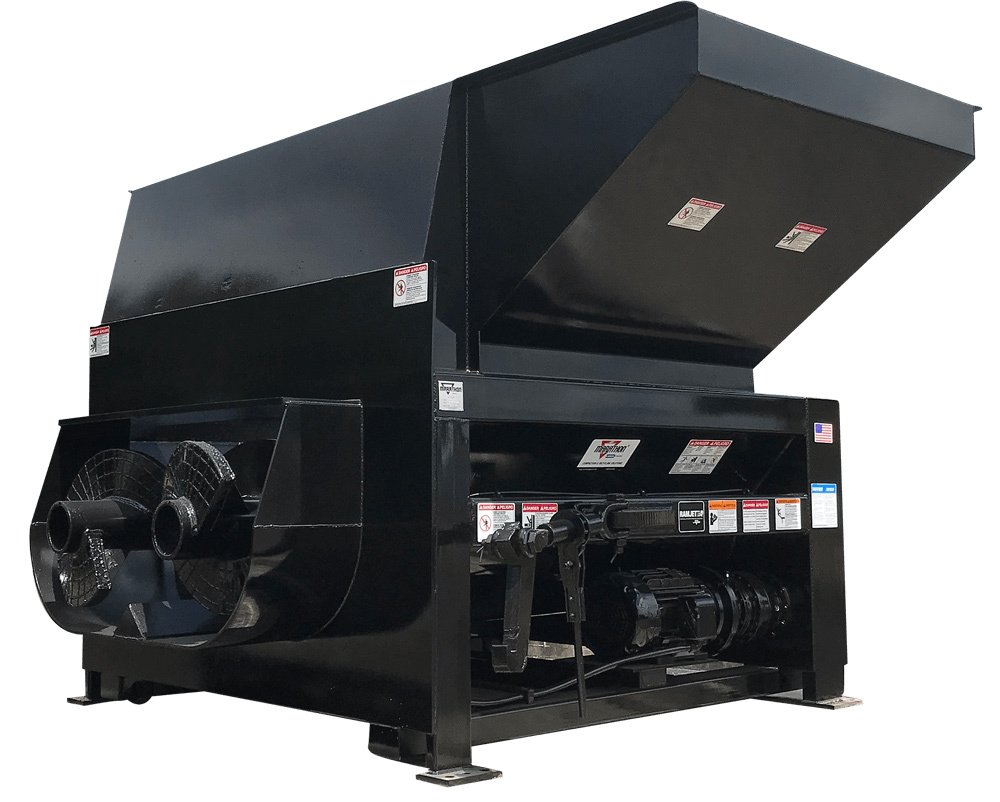 Stationary Double Auger Compactor