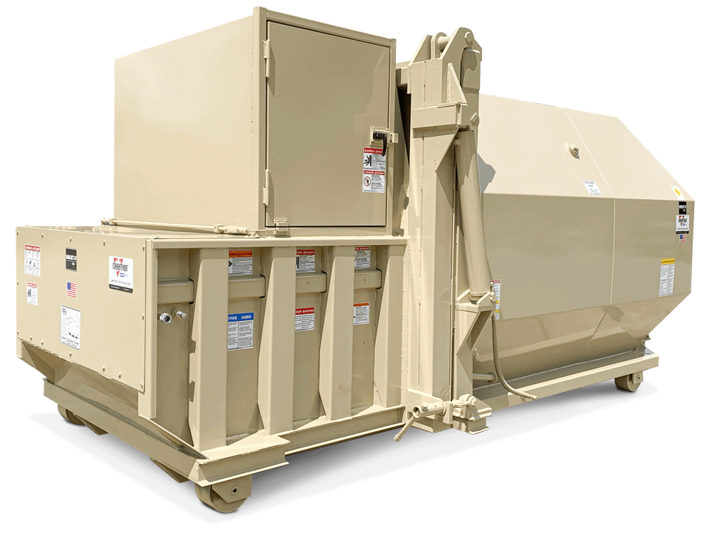 hydraulic tail self contained compactor